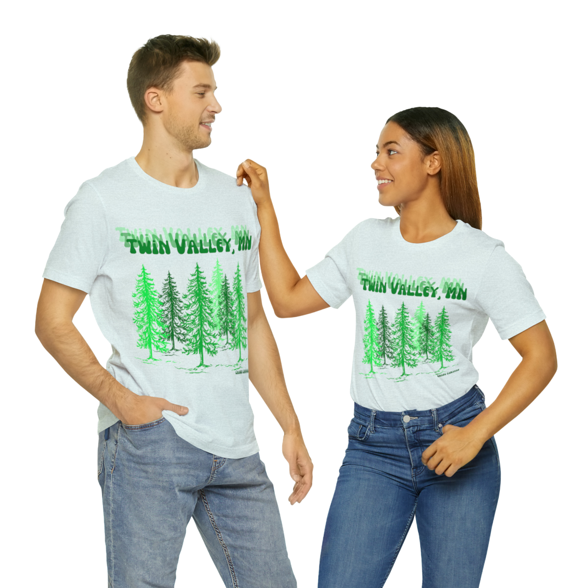 Twin Valley, MN Hometown Unisex Jersey Short Sleeve Tee - Image 34