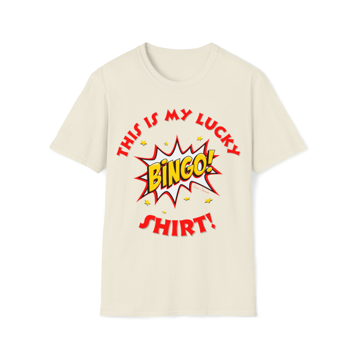 BINGO! Soft style T-shirt | Lucky BINGO Tee - Image 10