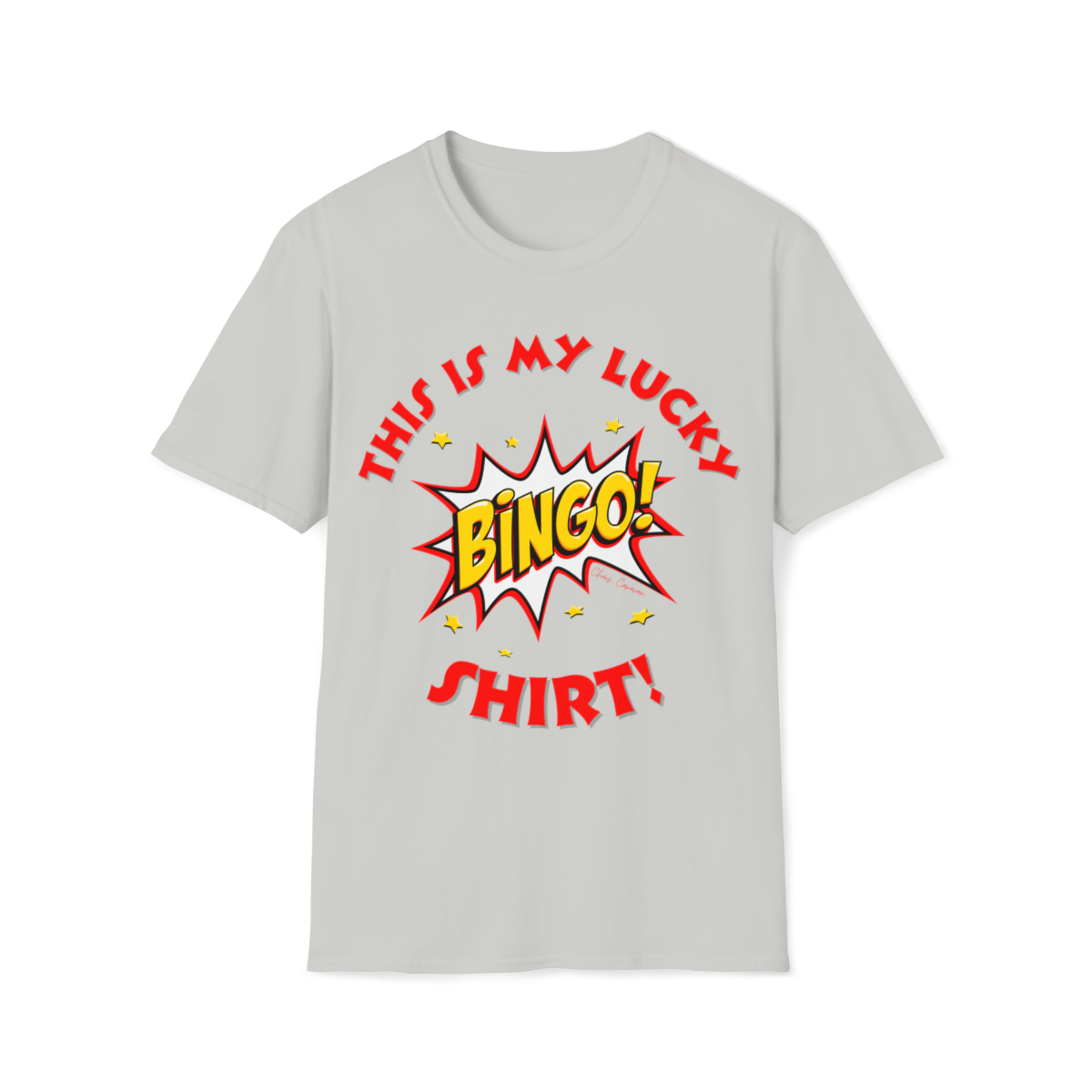 BINGO! Soft style T-shirt | Lucky BINGO Tee - Image 4