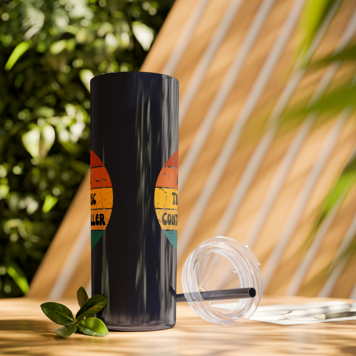 Air Traffic Controller Skinny Tumbler with Straw, 20oz - Image 9
