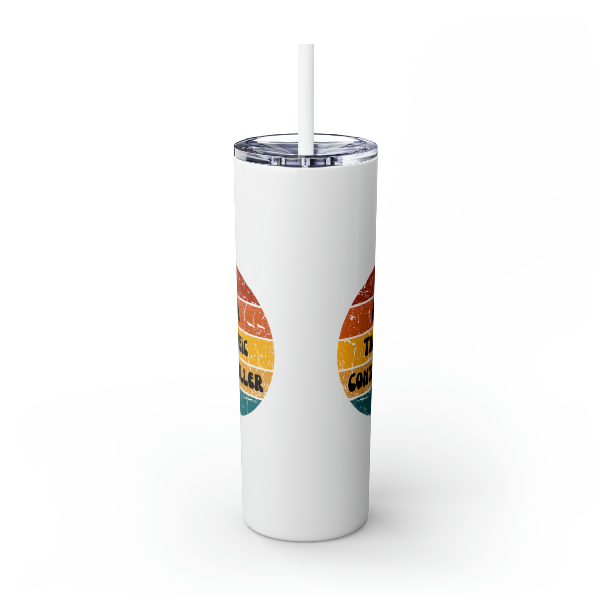 Air Traffic Controller Skinny Tumbler with Straw, 20oz - Image 13