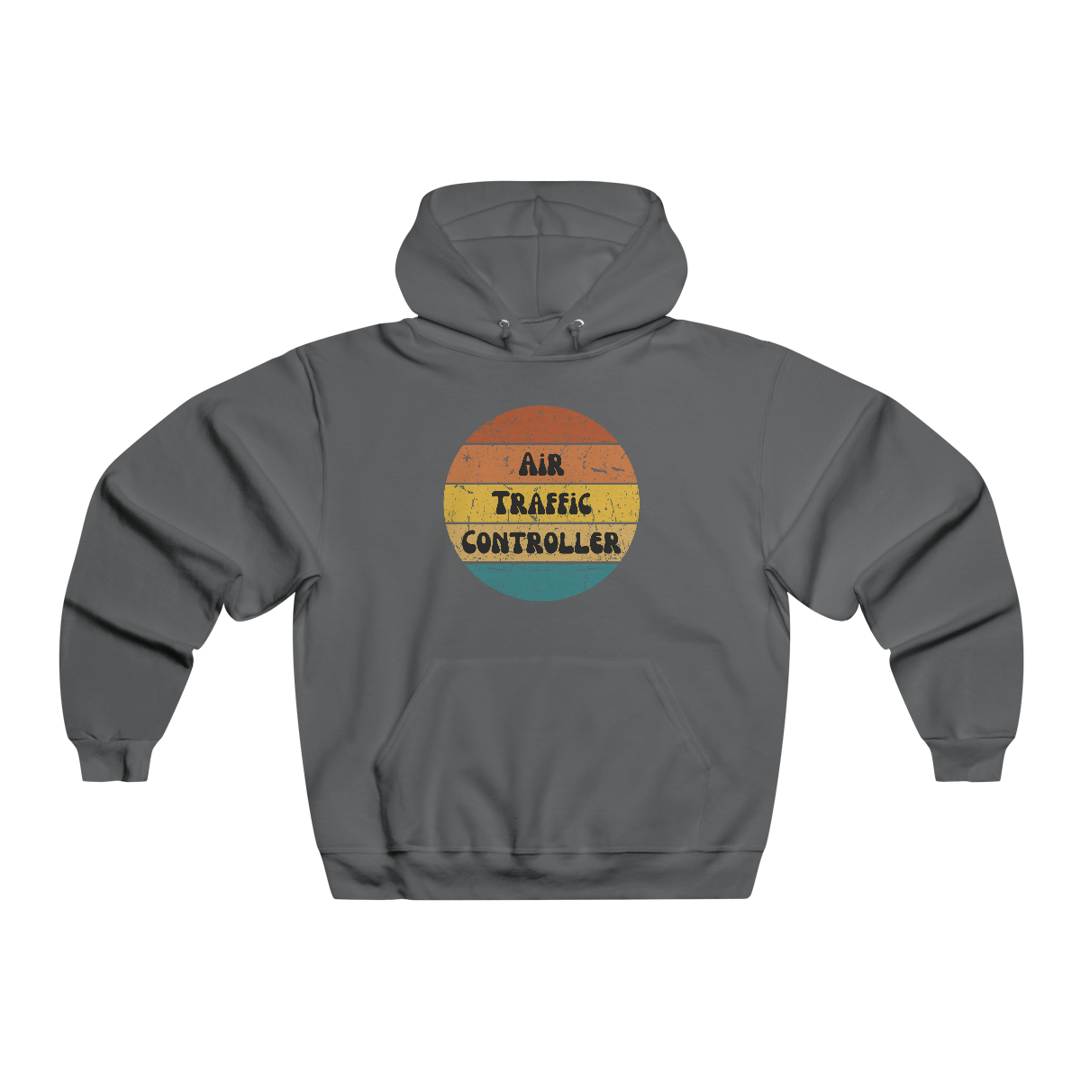 Air Traffic Controller Men's NUBLEND® Hooded Sweatshirt - Image 5