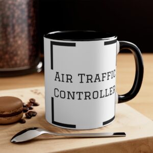 Air Traffic Controller Accent Coffee Mug, 11oz