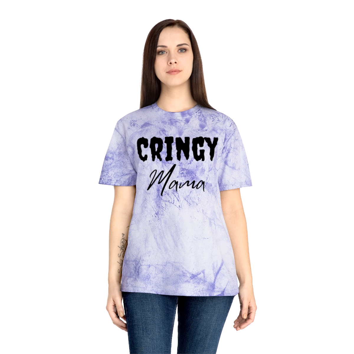 Cringy Mama Tee | Cringy Mama Color Blast T-Shirt - Image 18