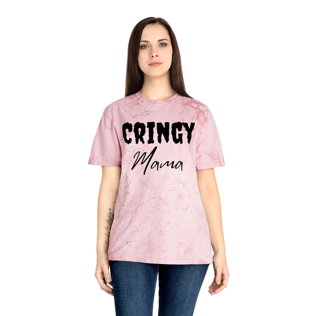 Cringy Mama Tee | Cringy Mama Color Blast T-Shirt