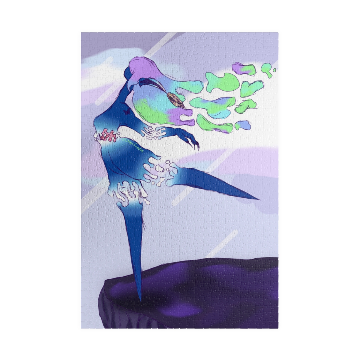 Dance while no one is watching | You are strong enough to get through it | Original Artwork Puzzle (110, 252, 500, 1014-piece) - Image 2