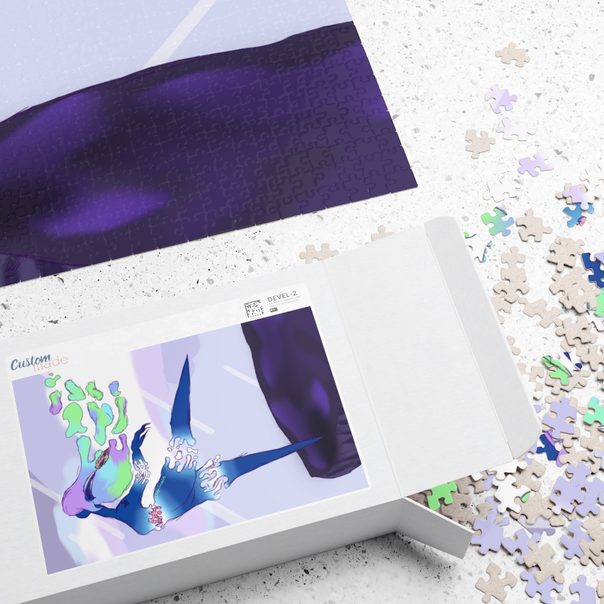 Dance while no one is watching | You are strong enough to get through it | Original Artwork Puzzle (110, 252, 500, 1014-piece) - Image 4