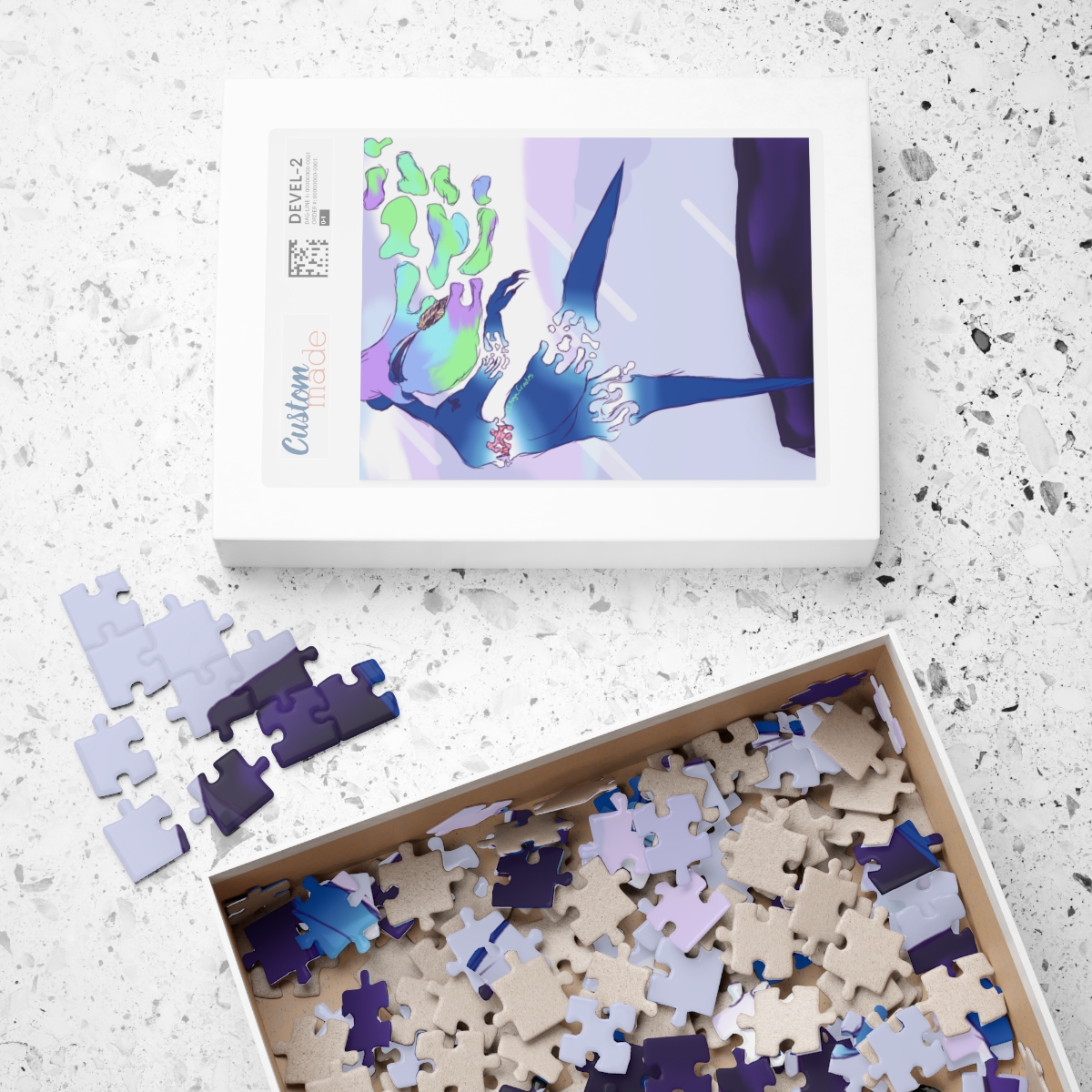 Dance while no one is watching | You are strong enough to get through it | Original Artwork Puzzle (110, 252, 500, 1014-piece) - Image 12