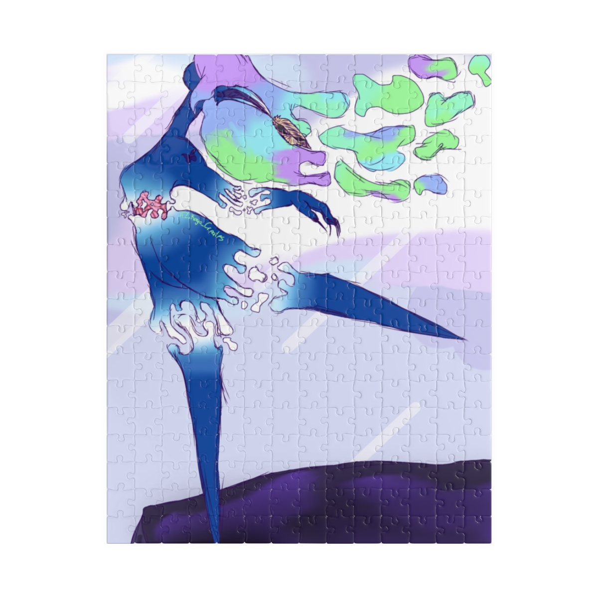 Dance while no one is watching | You are strong enough to get through it | Original Artwork Puzzle (110, 252, 500, 1014-piece) - Image 9