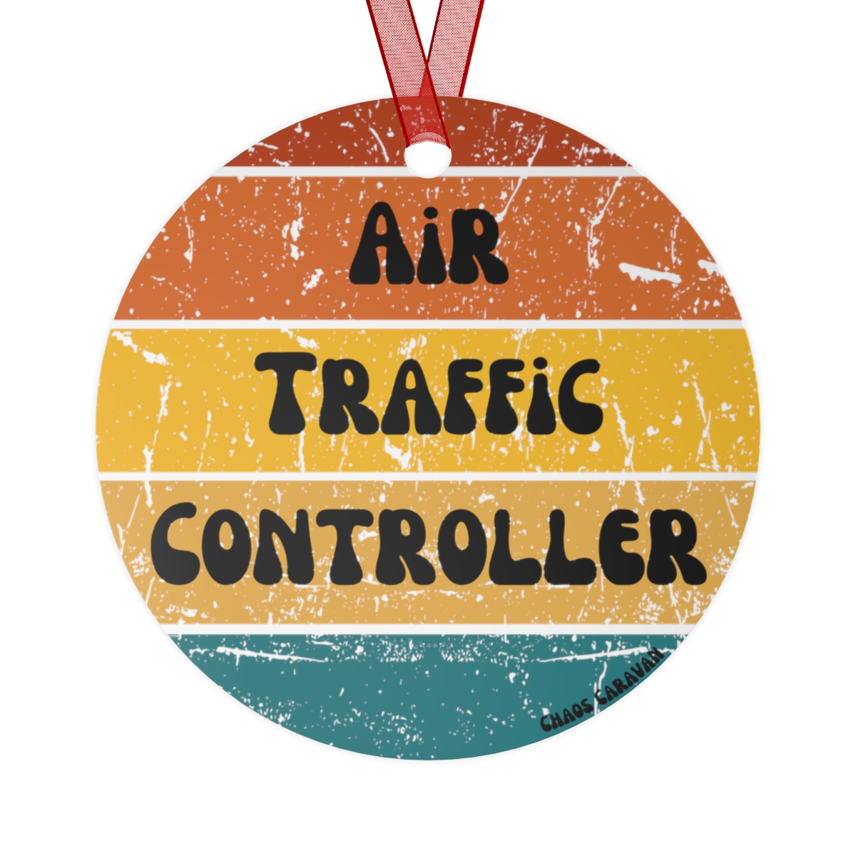Air Traffic Controller Ornament | Certified Professional Controller | ATC CPC Checkout Gift | ATC CPC Personalized Metal Ornaments - Image 2
