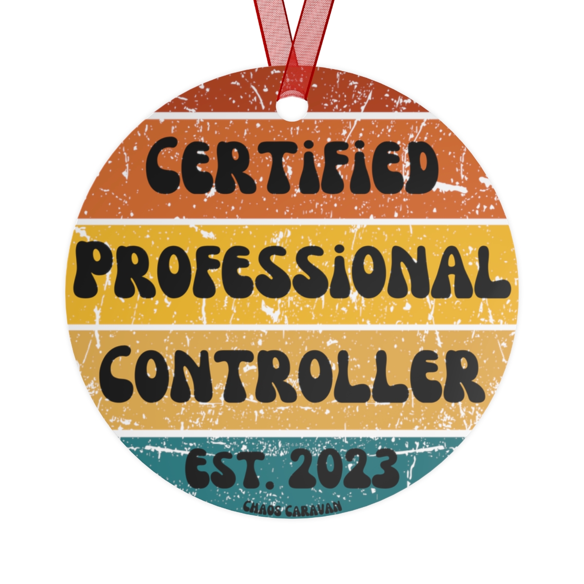 Air Traffic Controller Ornament | Certified Professional Controller | ATC CPC Checkout Gift | ATC CPC Personalized Metal Ornaments - Image 3