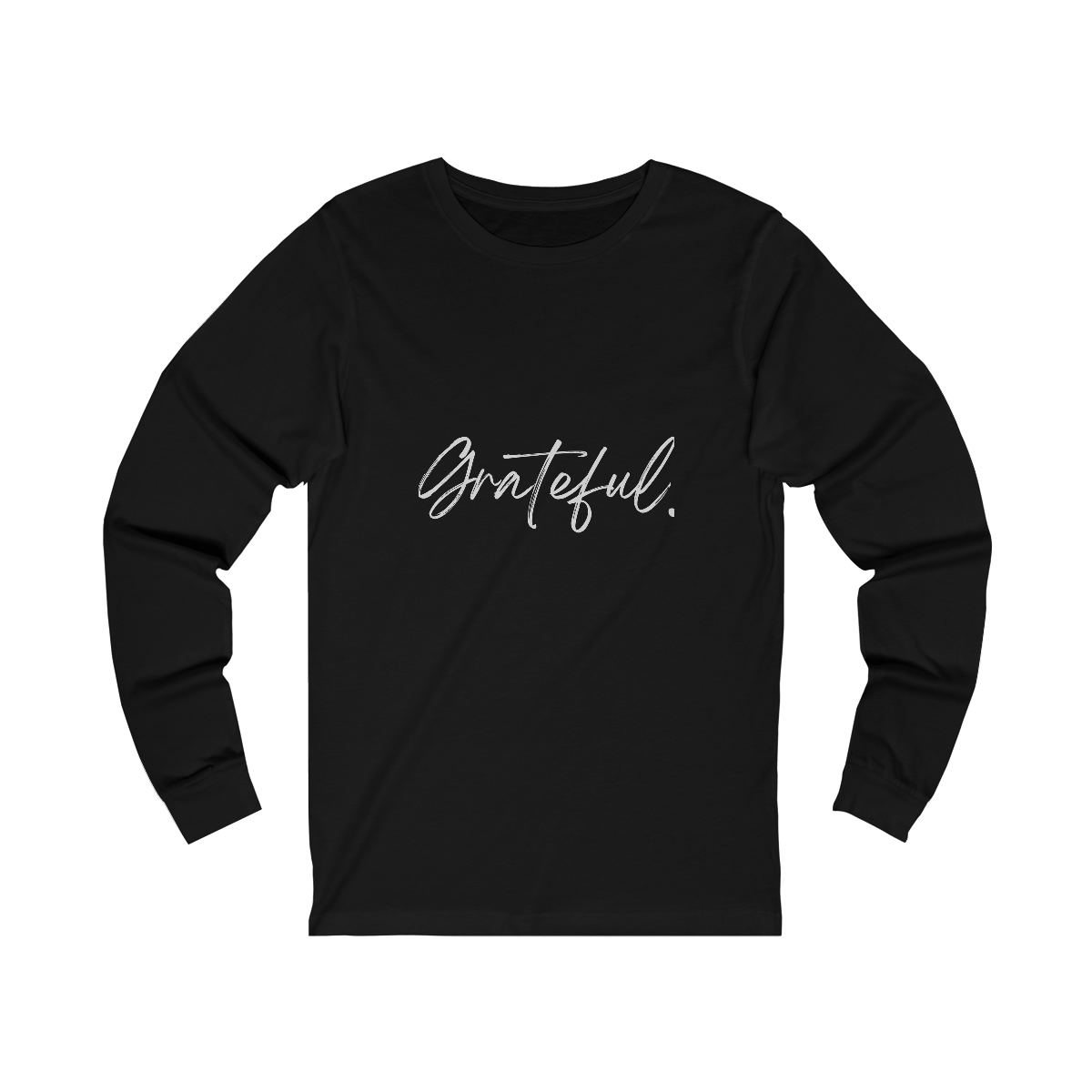 Grateful Shirt | Thanksgiving Shirt |  Unisex Jersey Long Sleeve Tee - Image 3