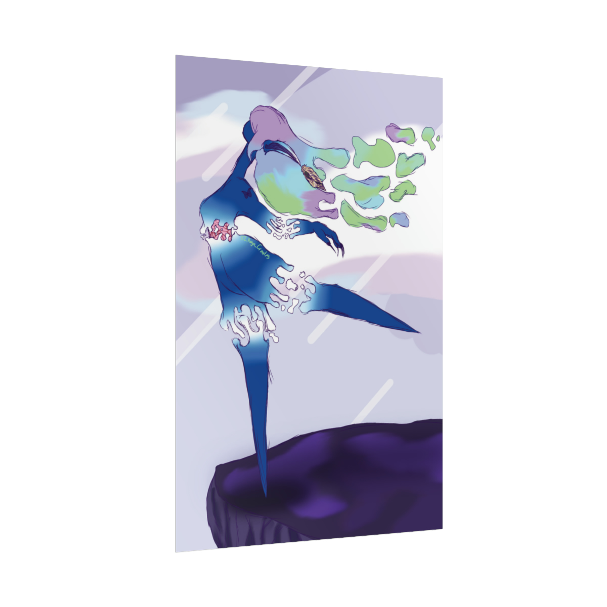 Water Dancer Original Artwork Rolled Posters | Dancer Wall Art | Wall Decoration | Bedroom Poster | Living Room Poster | Bathroom Wall Art - Image 19