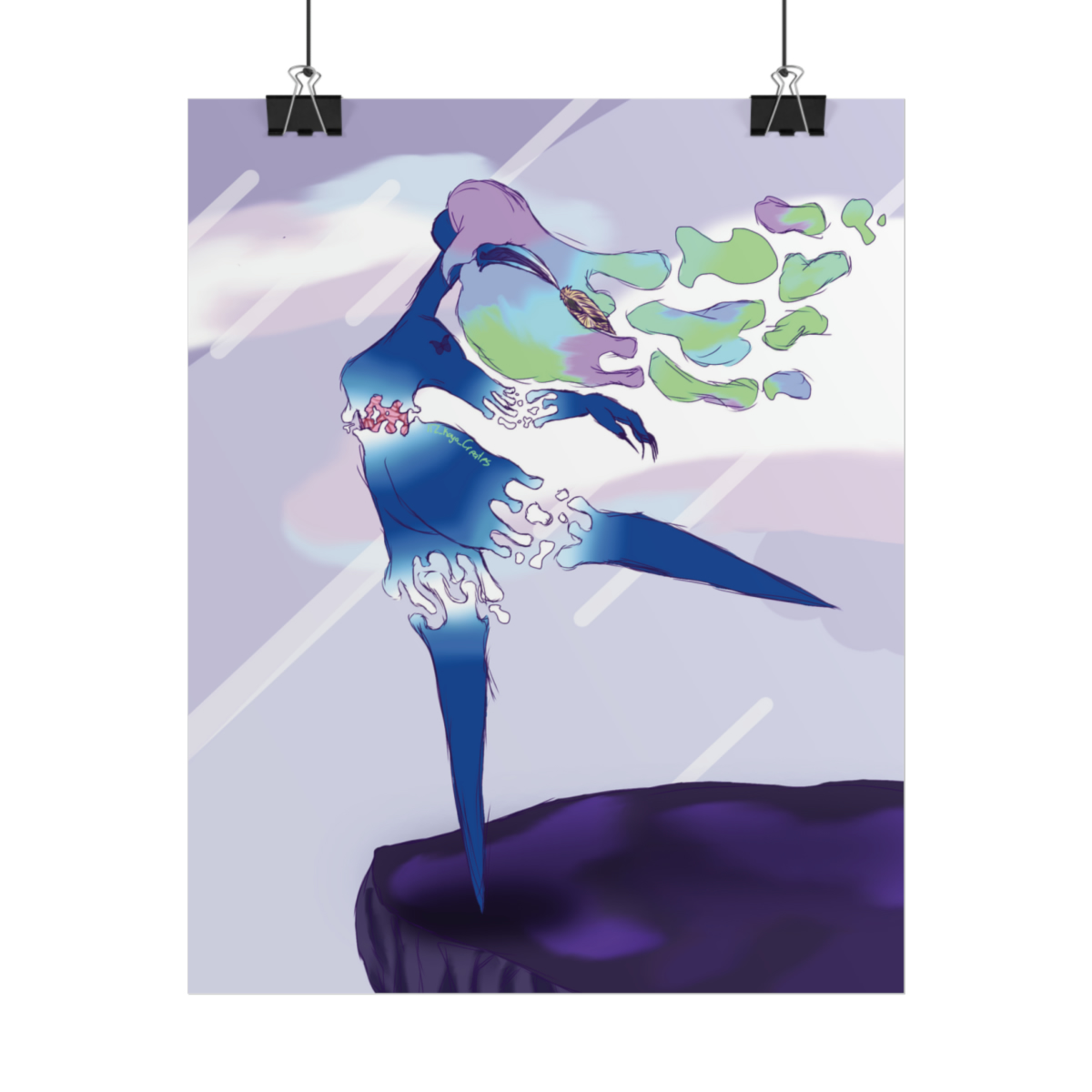 Water Dancer Original Artwork Rolled Posters | Dancer Wall Art | Wall Decoration | Bedroom Poster | Living Room Poster | Bathroom Wall Art - Image 22