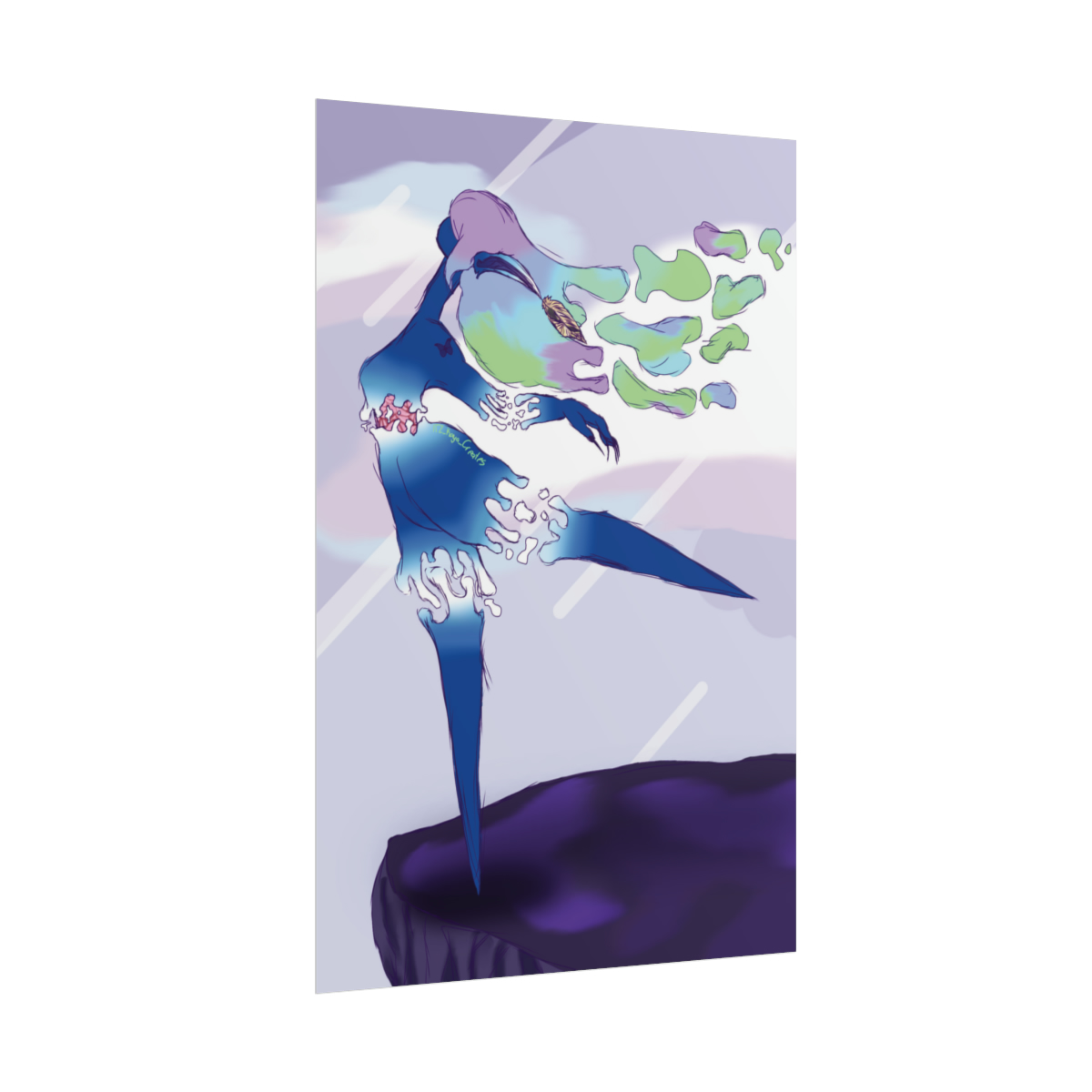 Water Dancer Original Artwork Rolled Posters | Dancer Wall Art | Wall Decoration | Bedroom Poster | Living Room Poster | Bathroom Wall Art - Image 28