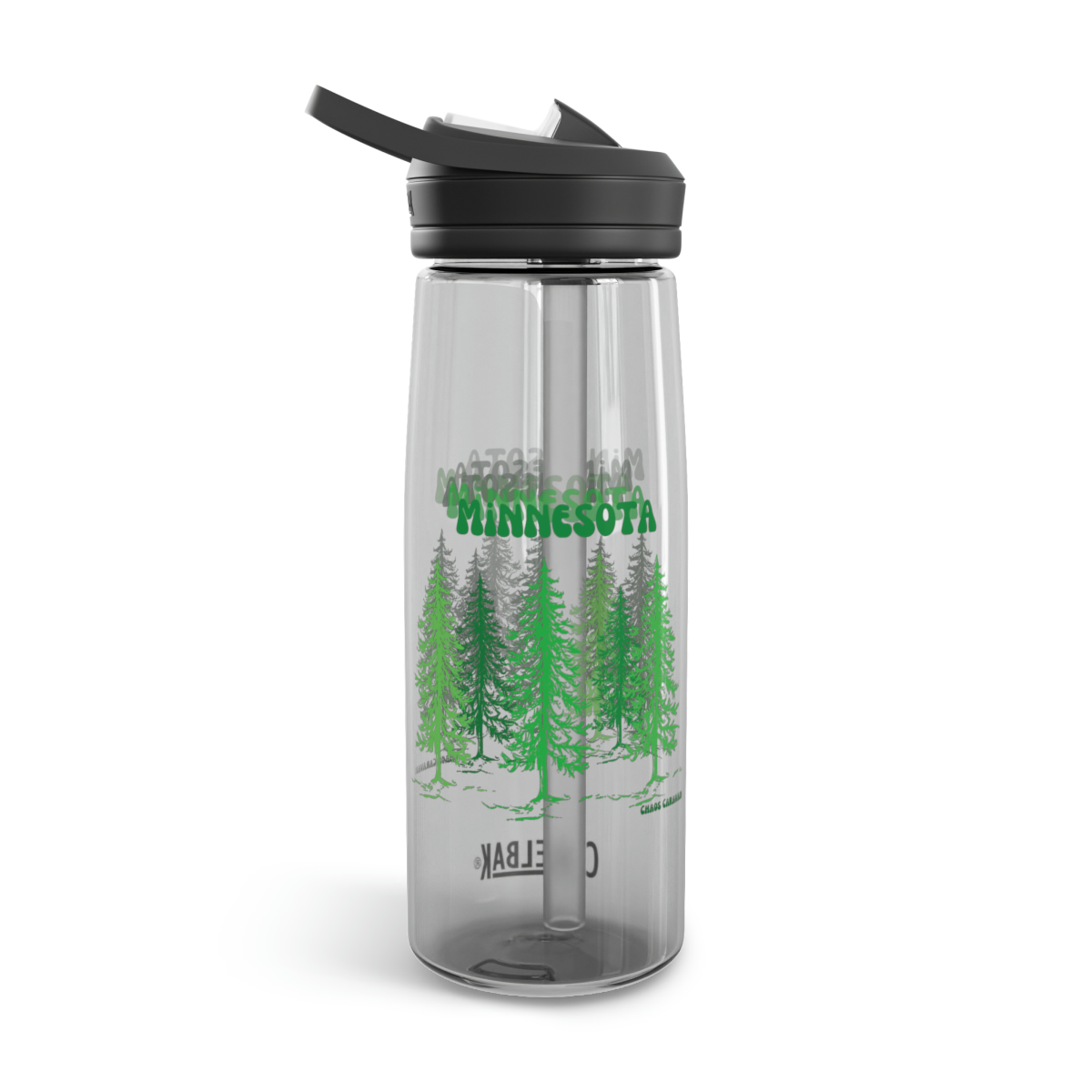 Minnesota CamelBak Eddy®  Water Bottle, 20oz25oz - Minnesota Trees Water Bottle - Image 4