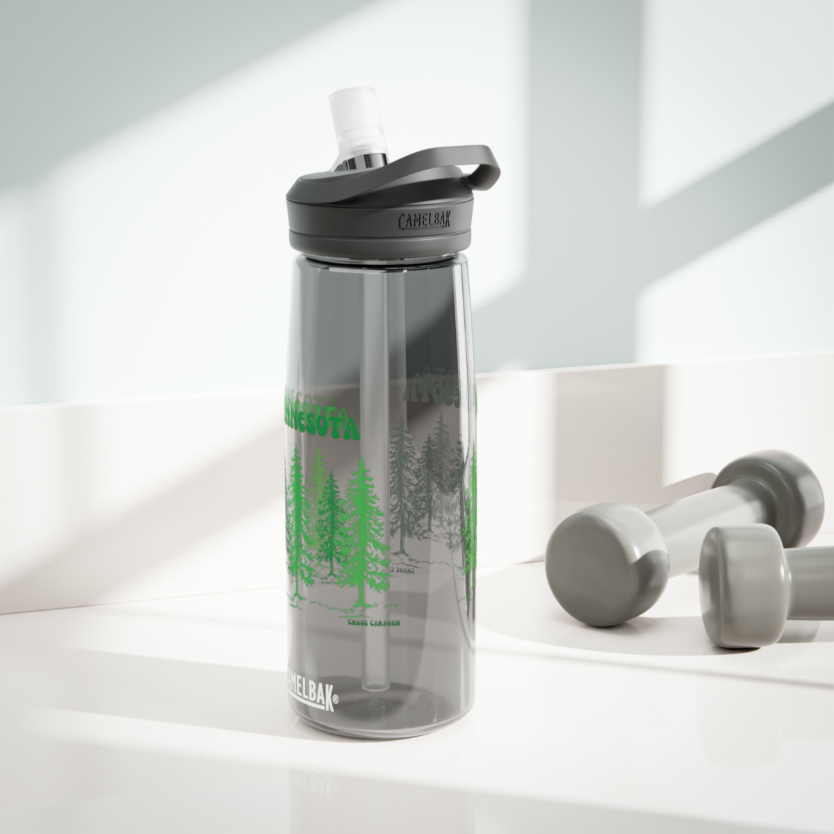 Minnesota CamelBak Eddy®  Water Bottle, 20oz25oz - Minnesota Trees Water Bottle - Image 5