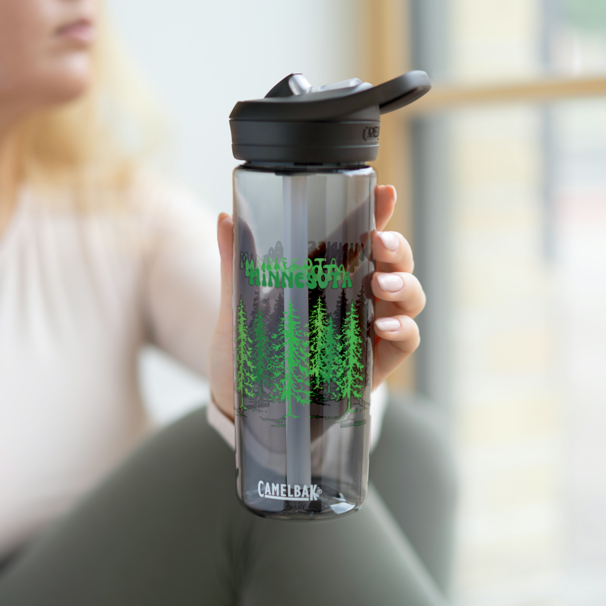 Minnesota CamelBak Eddy®  Water Bottle, 20oz25oz - Minnesota Trees Water Bottle - Image 20