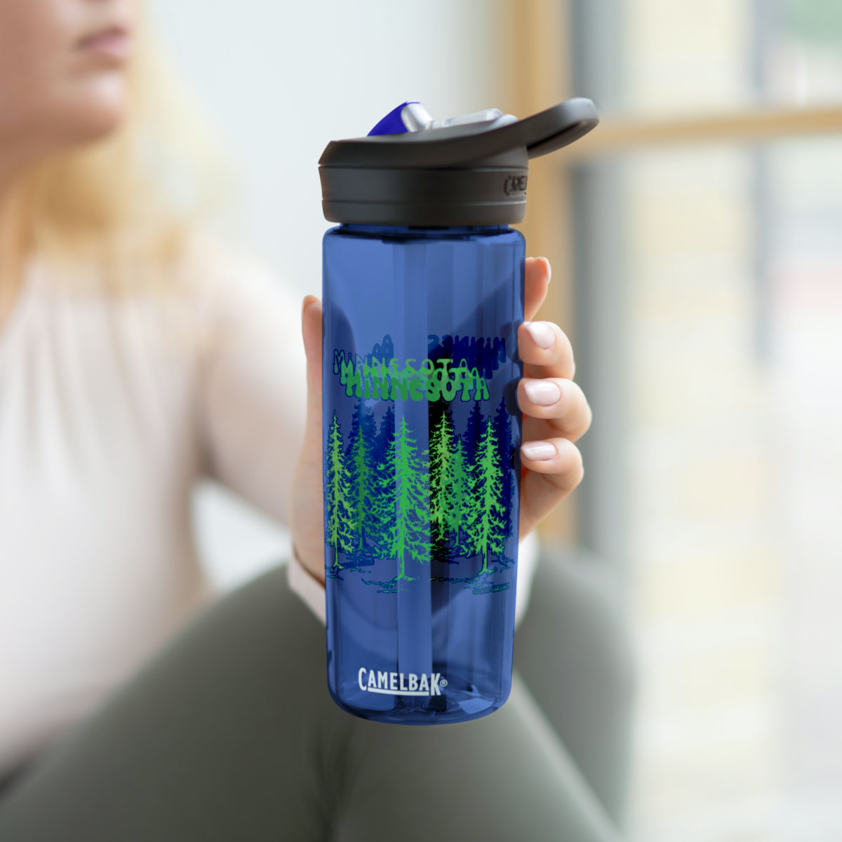 Minnesota CamelBak Eddy®  Water Bottle, 20oz25oz - Minnesota Trees Water Bottle - Image 27