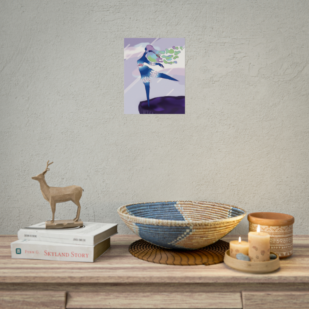 Water Dancer Original Artwork Rolled Posters | Dancer Wall Art | Wall Decoration | Bedroom Poster | Living Room Poster | Bathroom Wall Art - Image 15