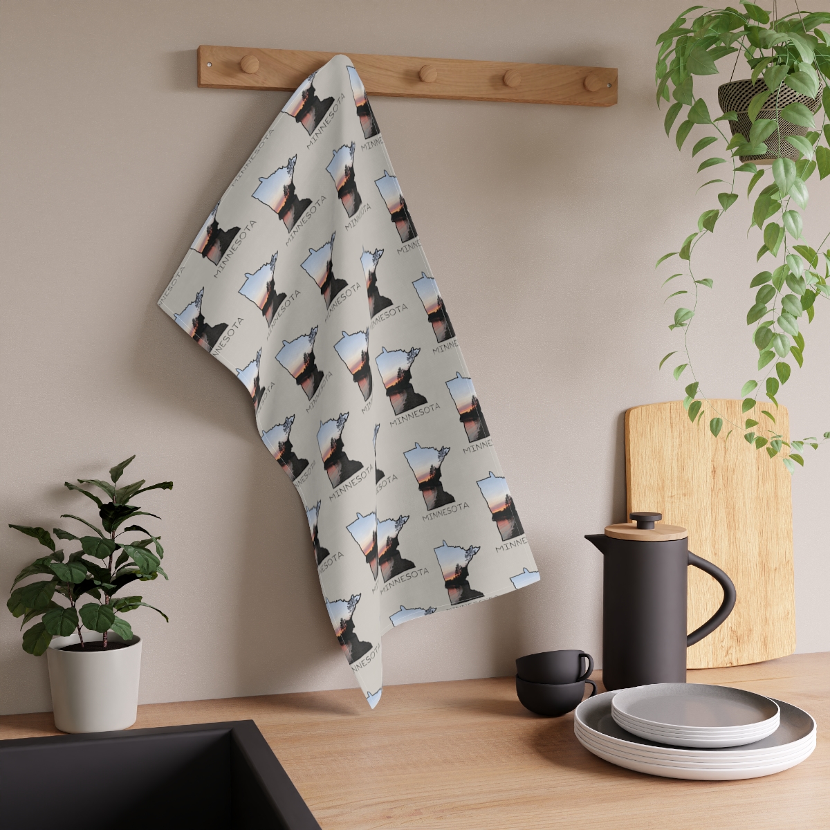 Minnesota Kitchen Towel | Minnesota Gift | Minnesota Souvenir - Image 4