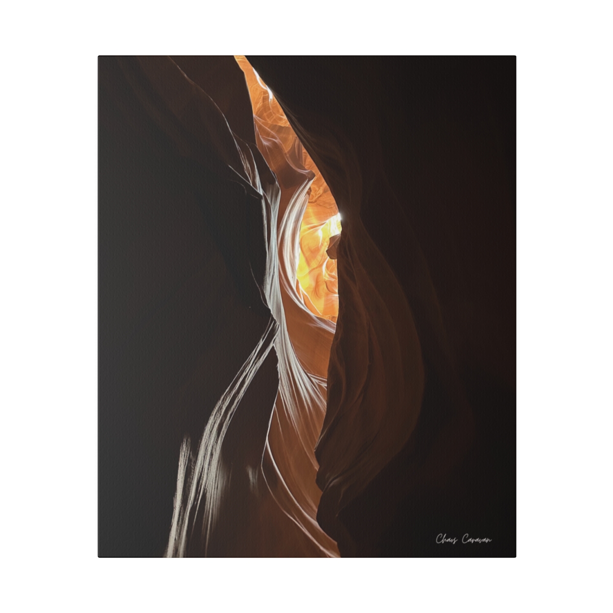 Eye See You at Upper Antelope Canyon Matte Canvas, Stretched, 0.75" | Antelope Canyon Wall Art | Mystic Eye Nature Photo - Image 9