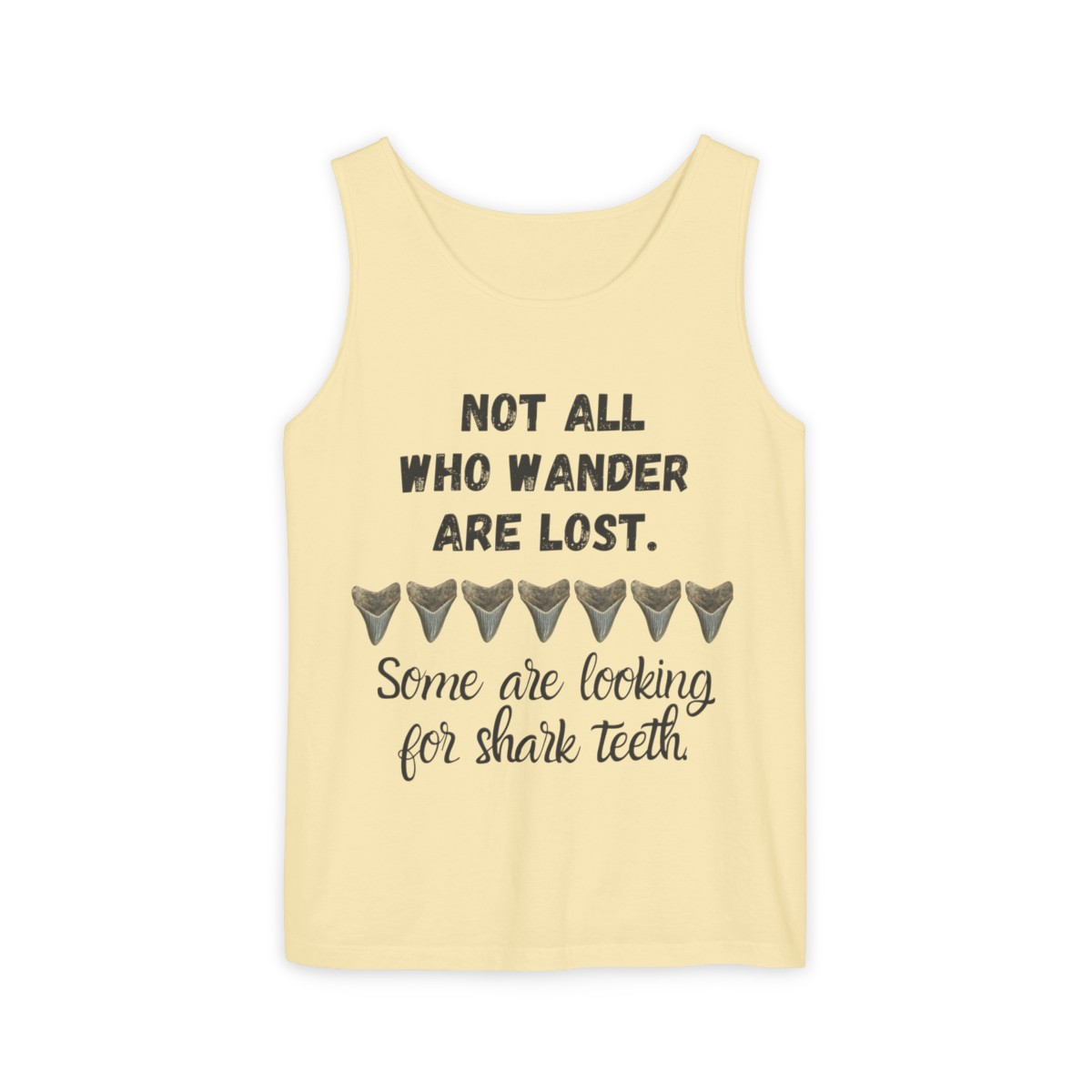Shark Tooth Unisex Tank Top | Shark Tooth Hunter Shirt | Fossil Hunter Tank | Shark Tooth Gift