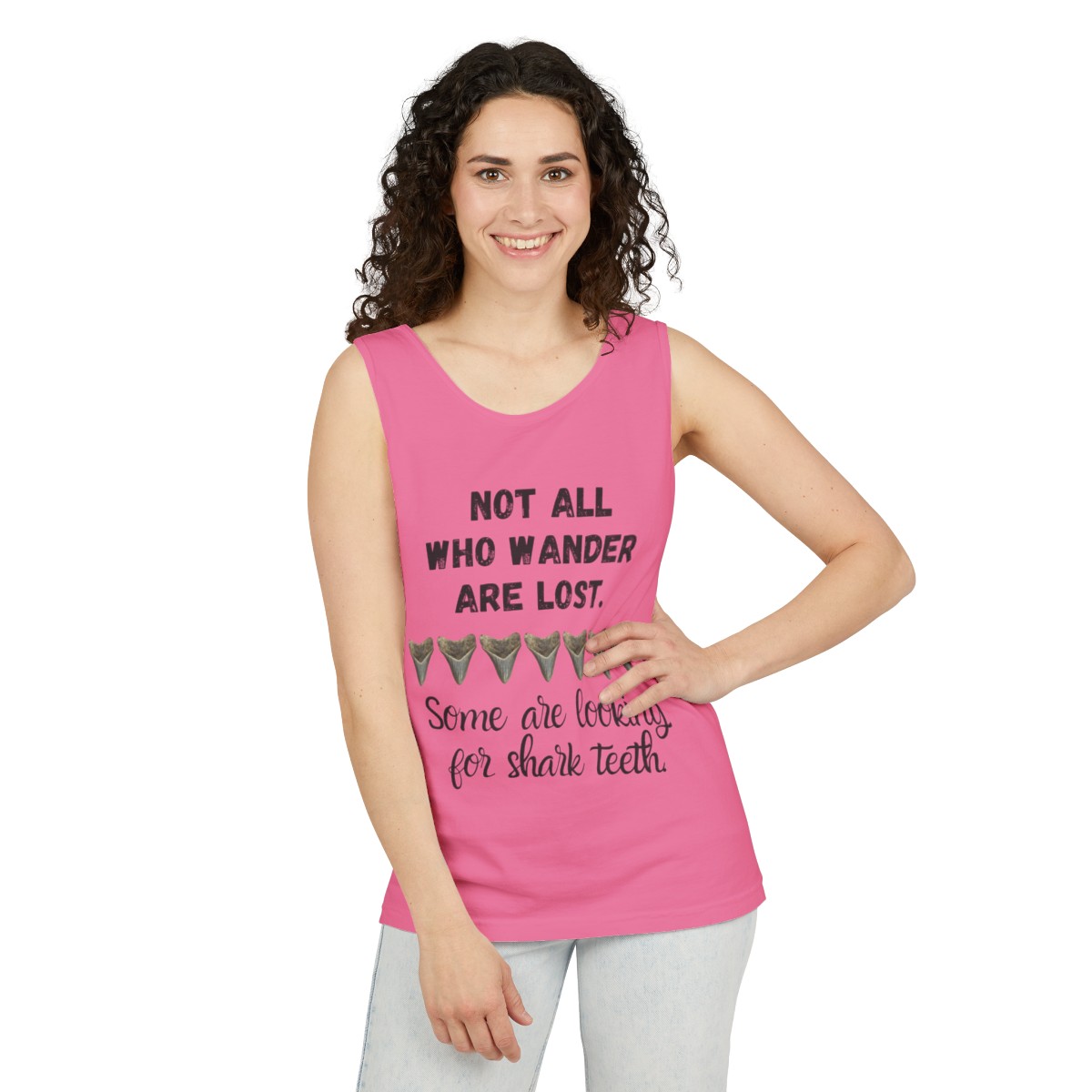 Shark Tooth Unisex Tank Top | Shark Tooth Hunter Shirt | Fossil Hunter Tank | Shark Tooth Gift - Image 53