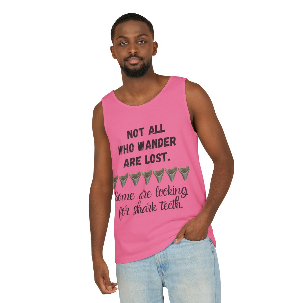 Shark Tooth Unisex Tank Top | Shark Tooth Hunter Shirt | Fossil Hunter Tank | Shark Tooth Gift - Image 54