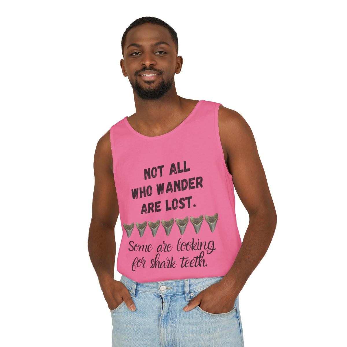 Shark Tooth Unisex Tank Top | Shark Tooth Hunter Shirt | Fossil Hunter Tank | Shark Tooth Gift - Image 56