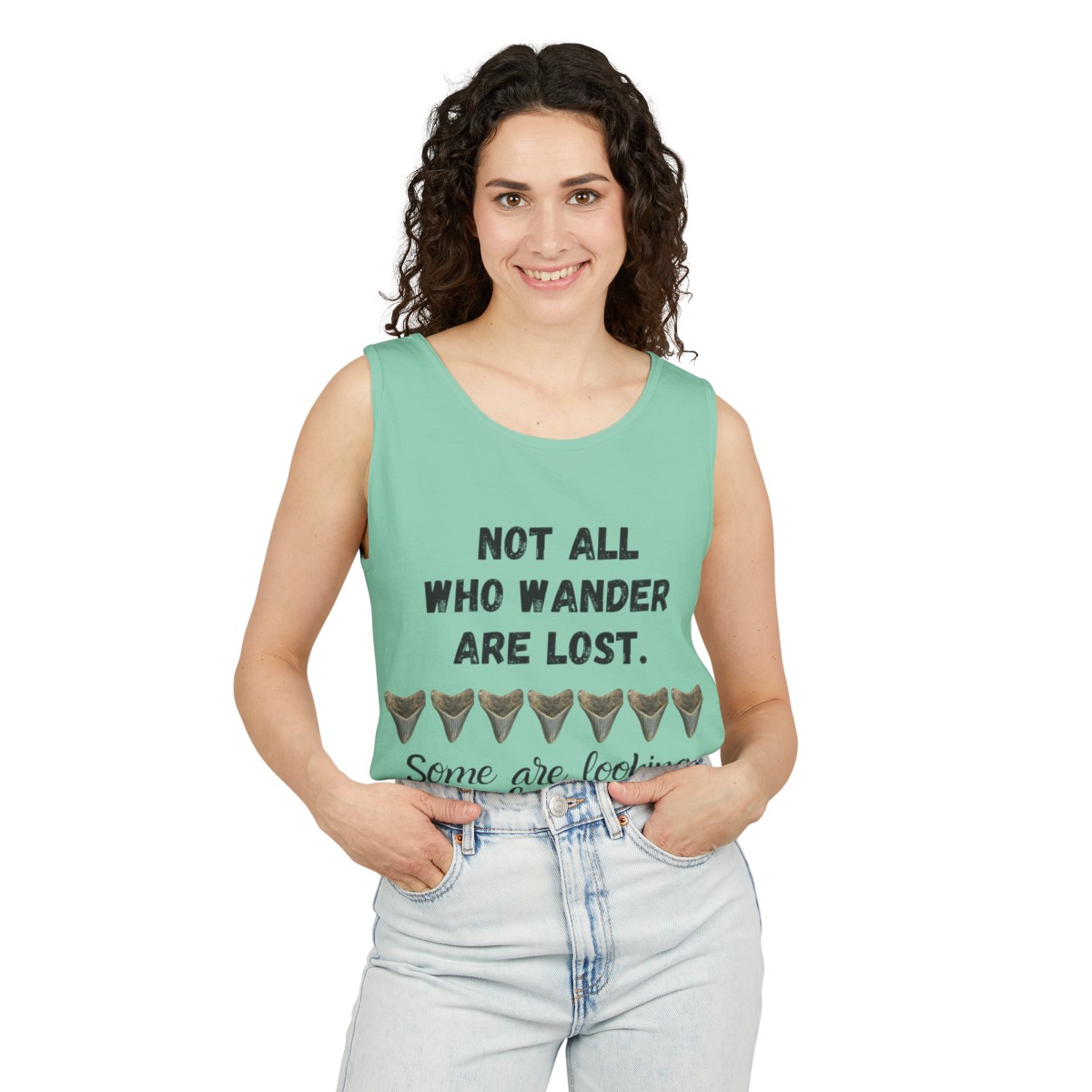 Shark Tooth Unisex Tank Top | Shark Tooth Hunter Shirt | Fossil Hunter Tank | Shark Tooth Gift - Image 27