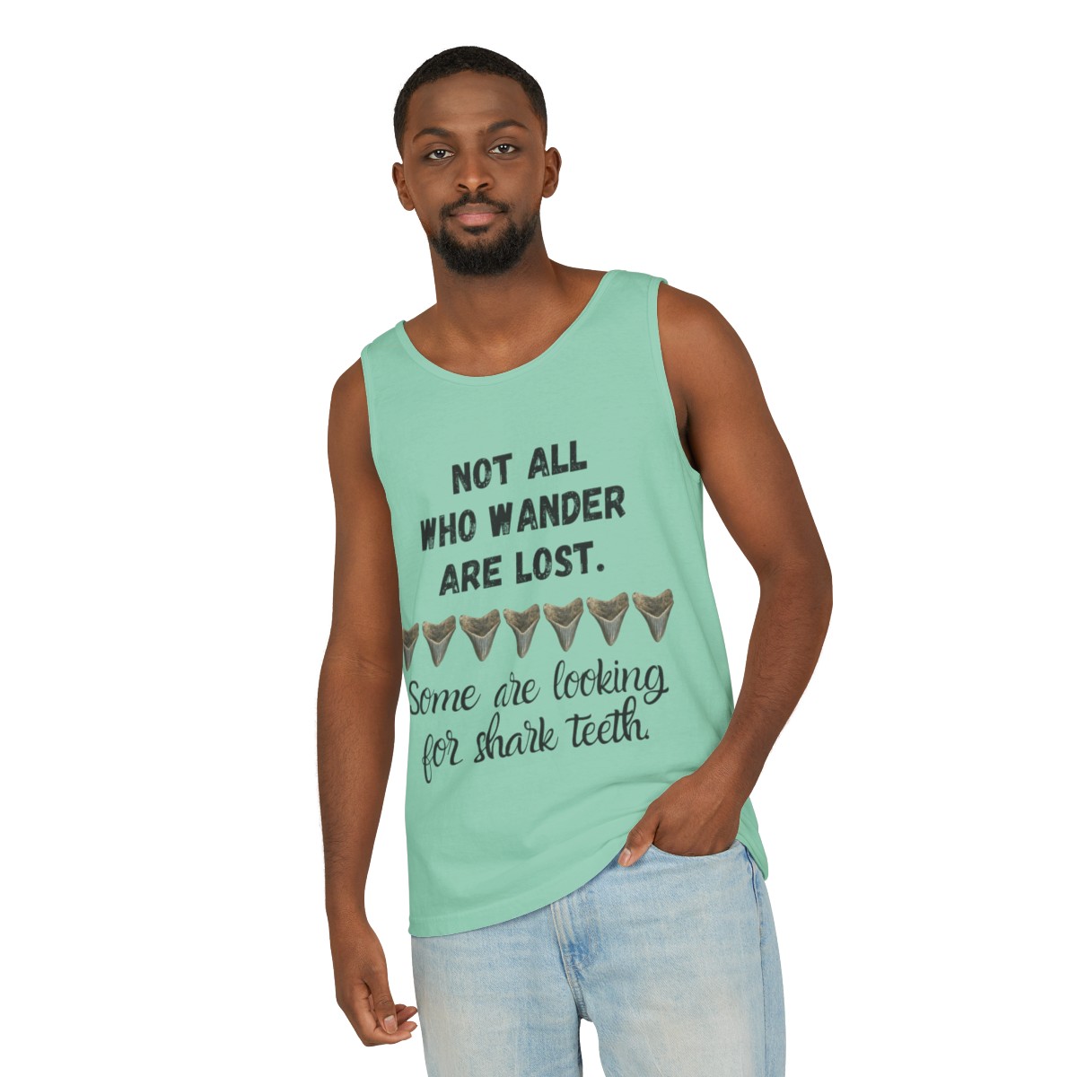 Shark Tooth Unisex Tank Top | Shark Tooth Hunter Shirt | Fossil Hunter Tank | Shark Tooth Gift - Image 30