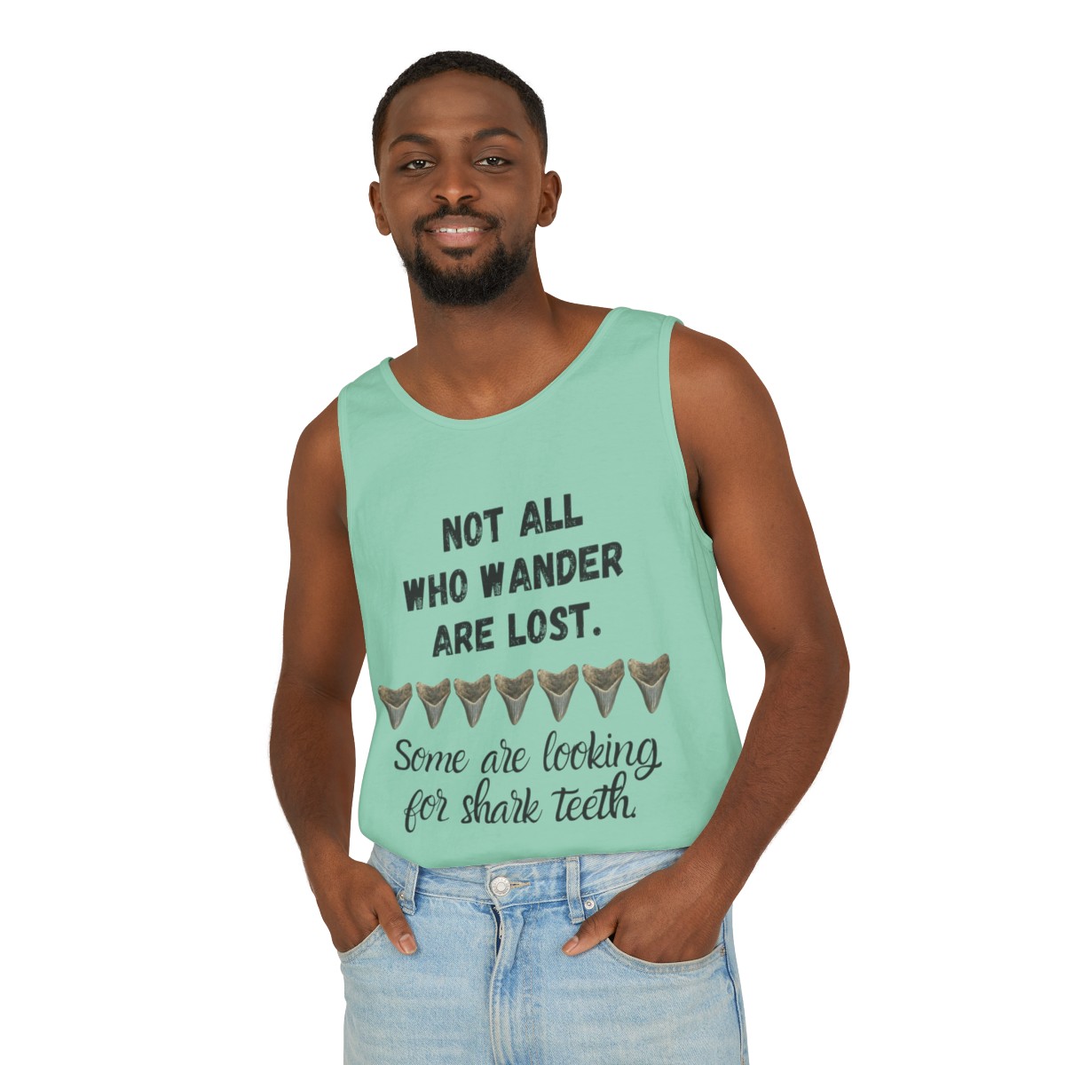 Shark Tooth Unisex Tank Top | Shark Tooth Hunter Shirt | Fossil Hunter Tank | Shark Tooth Gift - Image 32