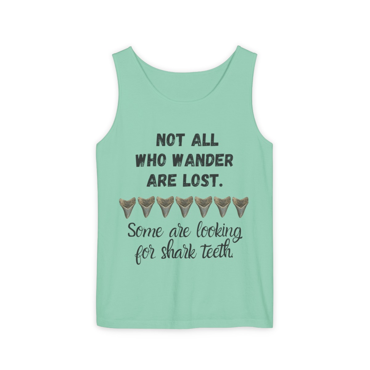 Shark Tooth Unisex Tank Top | Shark Tooth Hunter Shirt | Fossil Hunter Tank | Shark Tooth Gift - Image 25