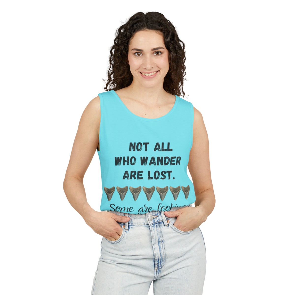 Shark Tooth Unisex Tank Top | Shark Tooth Hunter Shirt | Fossil Hunter Tank | Shark Tooth Gift - Image 35