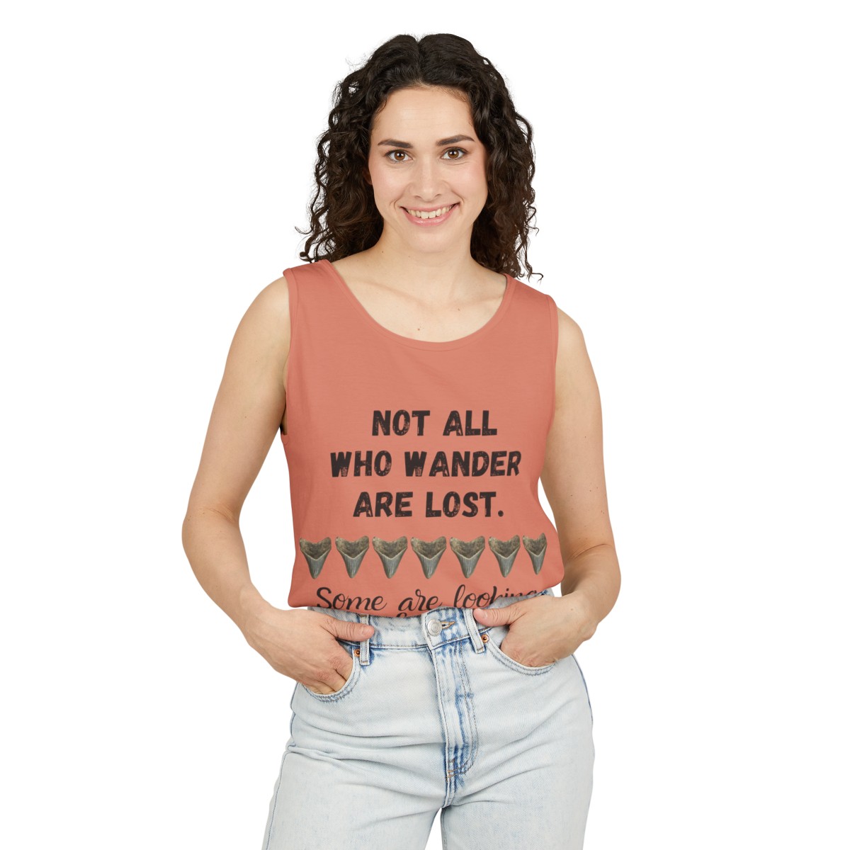 Shark Tooth Unisex Tank Top | Shark Tooth Hunter Shirt | Fossil Hunter Tank | Shark Tooth Gift - Image 19