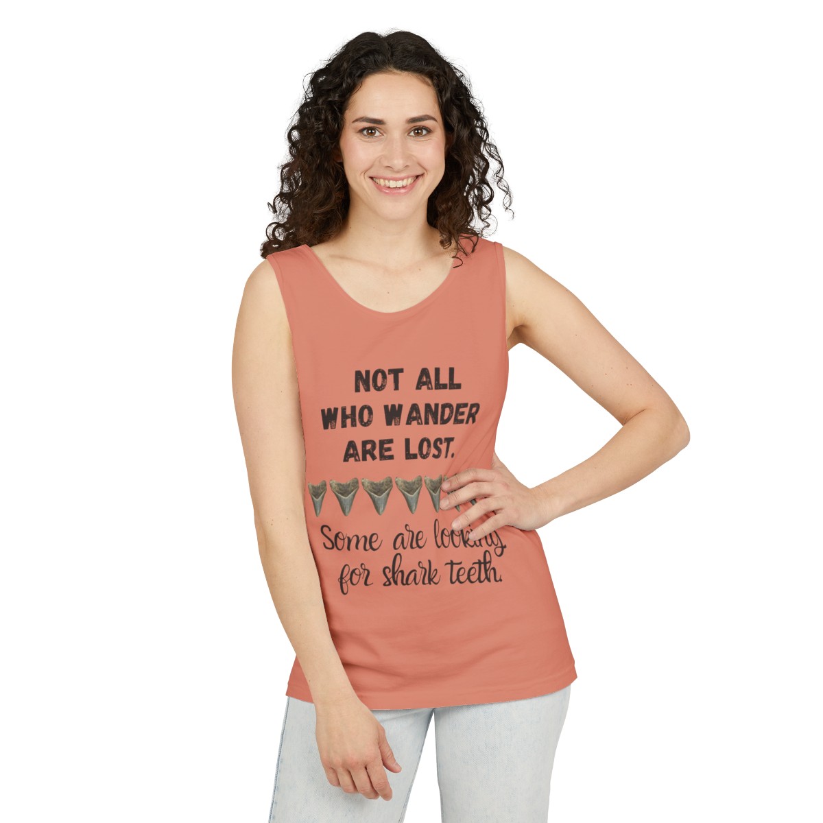 Shark Tooth Unisex Tank Top | Shark Tooth Hunter Shirt | Fossil Hunter Tank | Shark Tooth Gift - Image 21