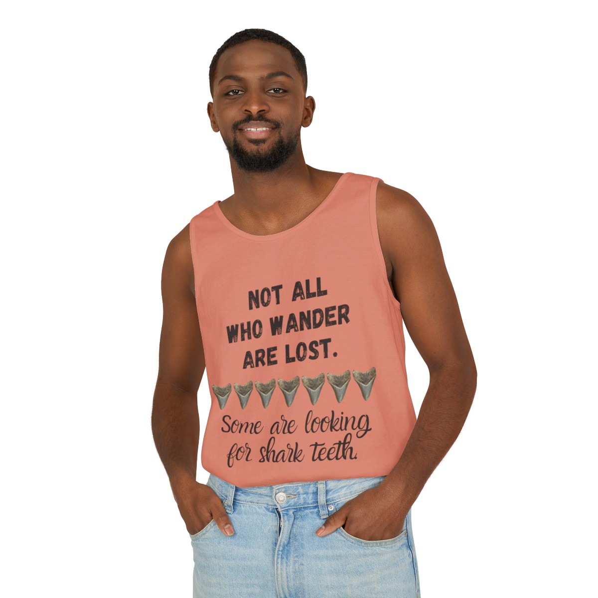 Shark Tooth Unisex Tank Top | Shark Tooth Hunter Shirt | Fossil Hunter Tank | Shark Tooth Gift - Image 24