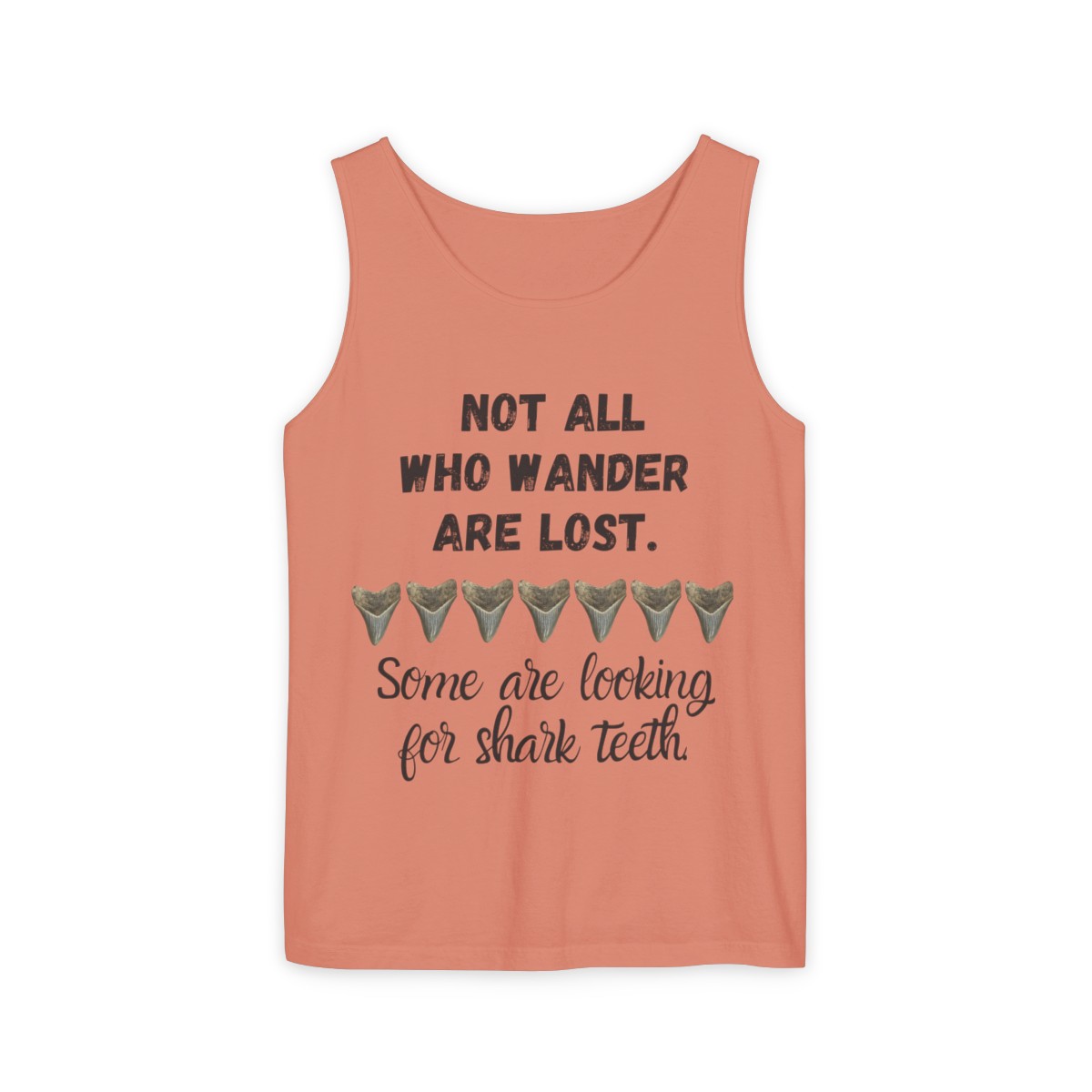 Shark Tooth Unisex Tank Top | Shark Tooth Hunter Shirt | Fossil Hunter Tank | Shark Tooth Gift - Image 17