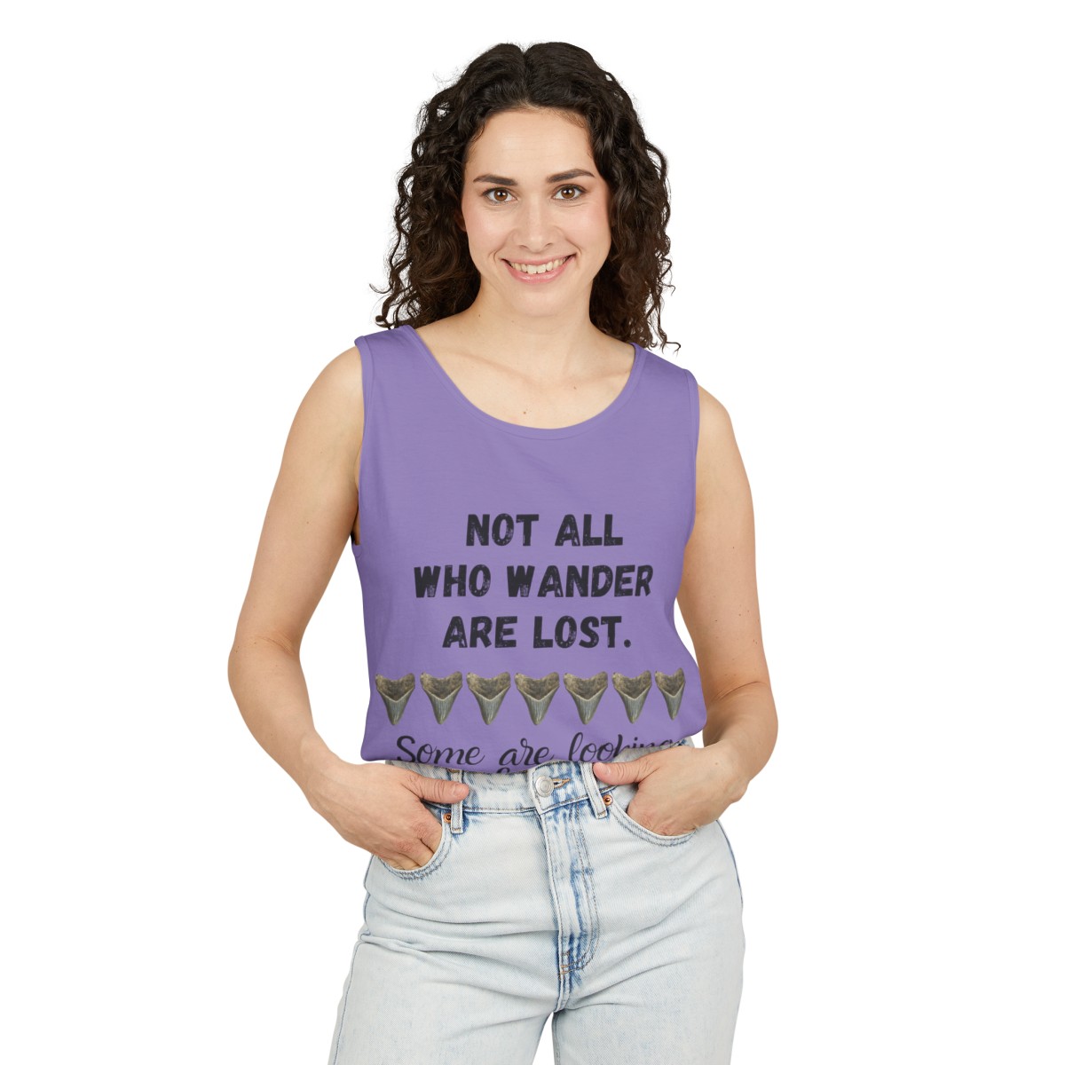 Shark Tooth Unisex Tank Top | Shark Tooth Hunter Shirt | Fossil Hunter Tank | Shark Tooth Gift - Image 43