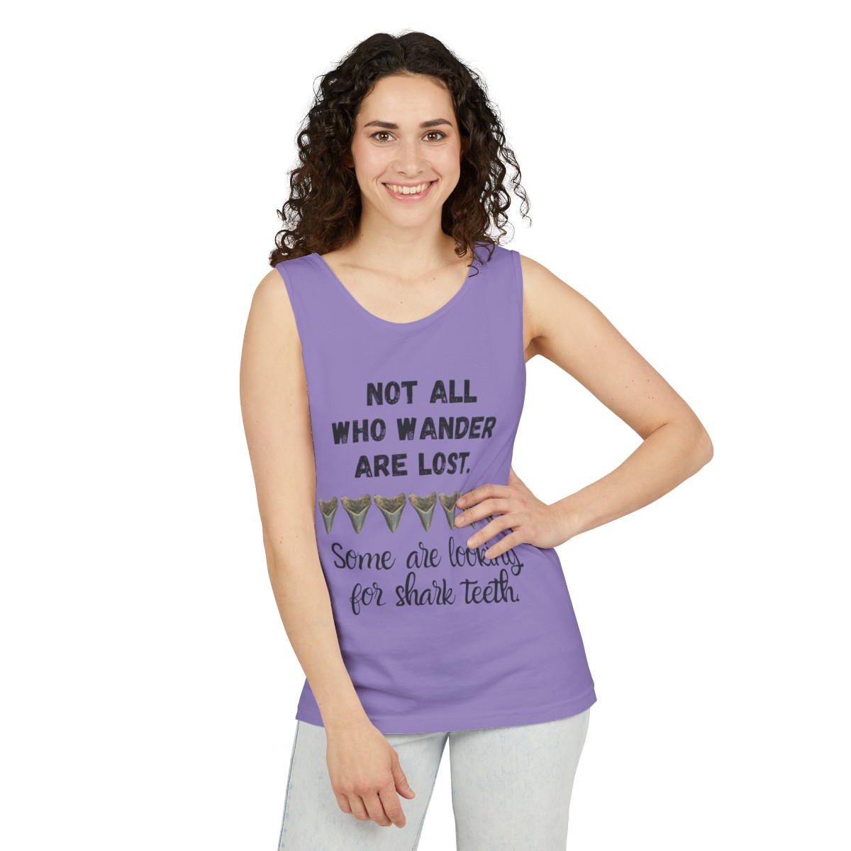 Shark Tooth Unisex Tank Top | Shark Tooth Hunter Shirt | Fossil Hunter Tank | Shark Tooth Gift - Image 45