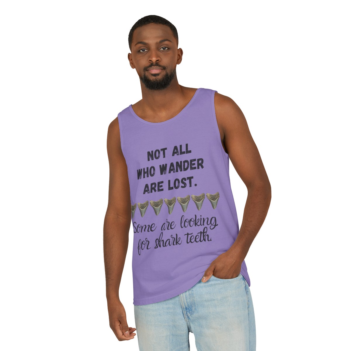 Shark Tooth Unisex Tank Top | Shark Tooth Hunter Shirt | Fossil Hunter Tank | Shark Tooth Gift - Image 46