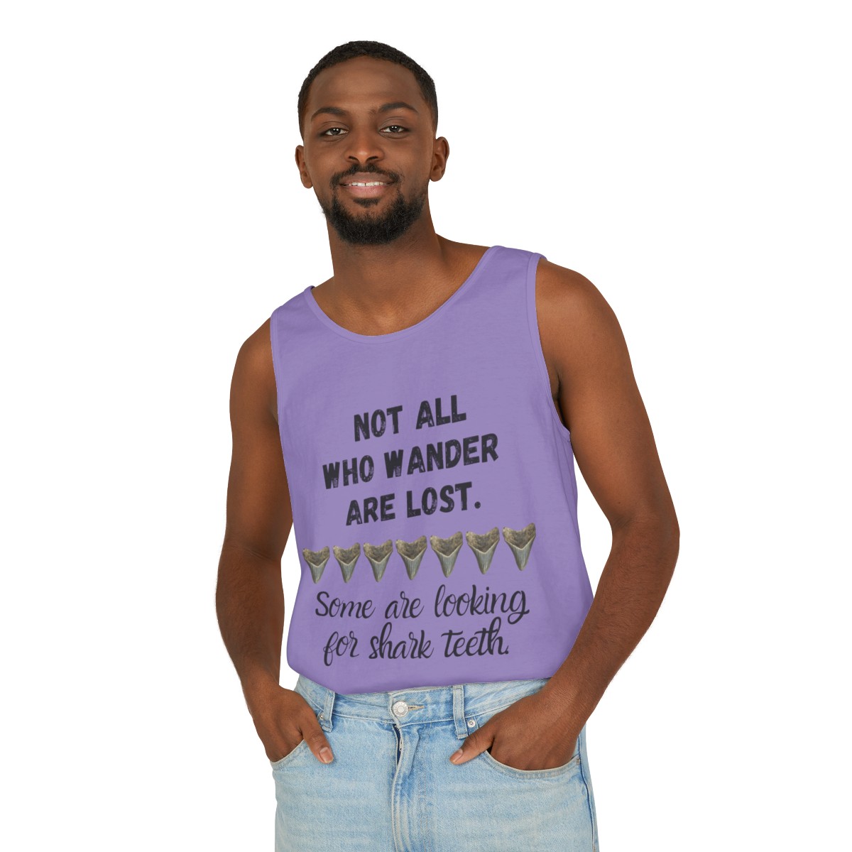 Shark Tooth Unisex Tank Top | Shark Tooth Hunter Shirt | Fossil Hunter Tank | Shark Tooth Gift - Image 48