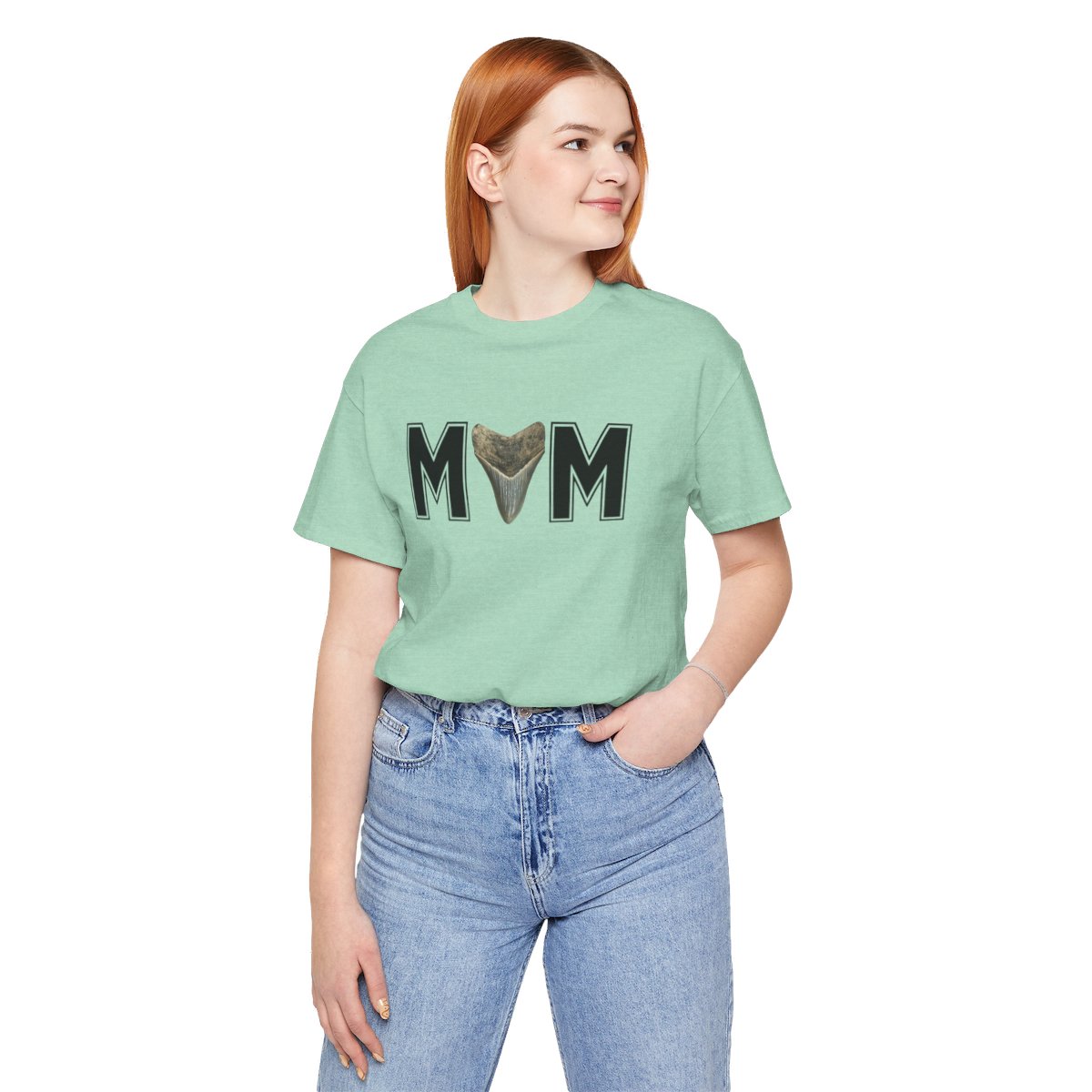 Mom Shark Tooth Hunter Shirt | Gift for Mom | Mothers Day Gift |Unisex Jersey Short Sleeve Tee - Image 130