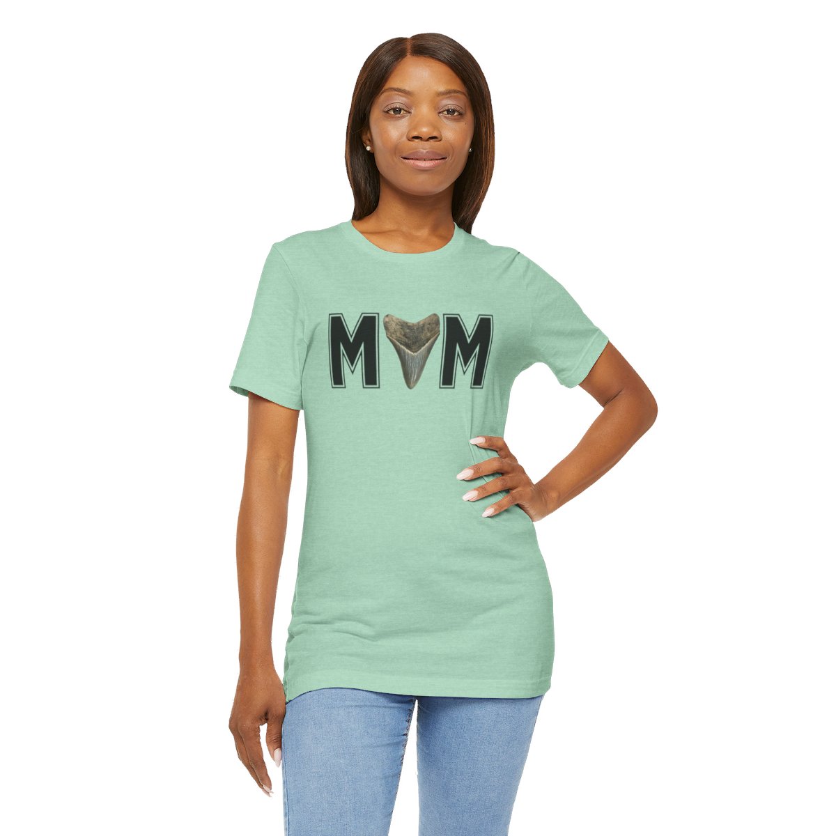 Mom Shark Tooth Hunter Shirt | Gift for Mom | Mothers Day Gift |Unisex Jersey Short Sleeve Tee - Image 134