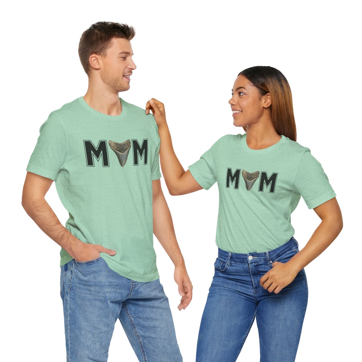 Mom Shark Tooth Hunter Shirt | Gift for Mom | Mothers Day Gift |Unisex Jersey Short Sleeve Tee - Image 137