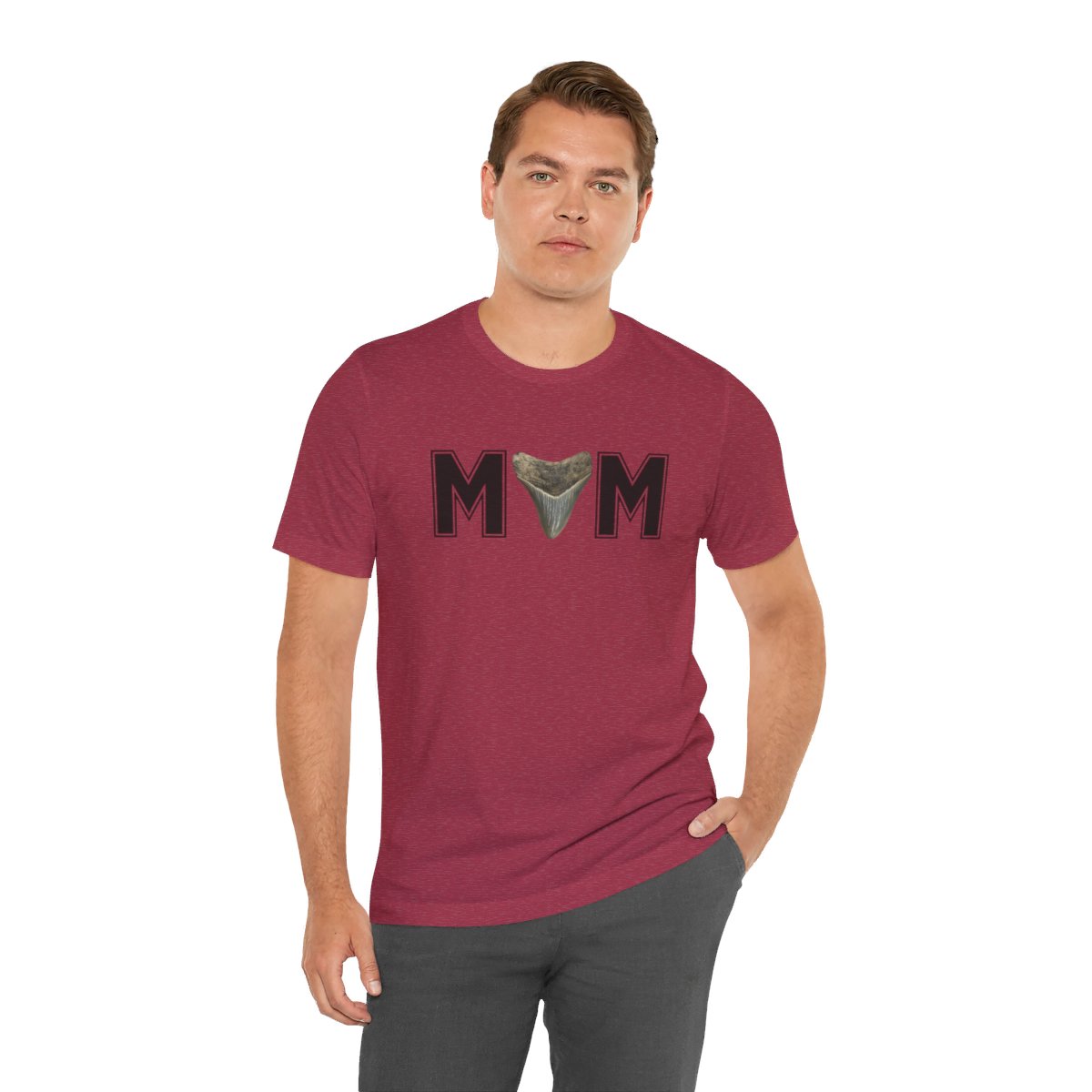 Mom Shark Tooth Hunter Shirt | Gift for Mom | Mothers Day Gift |Unisex Jersey Short Sleeve Tee - Image 184