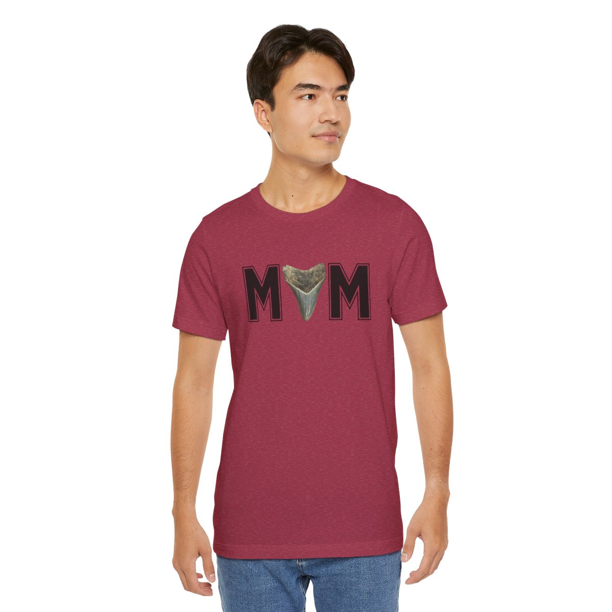 Mom Shark Tooth Hunter Shirt | Gift for Mom | Mothers Day Gift |Unisex Jersey Short Sleeve Tee - Image 190