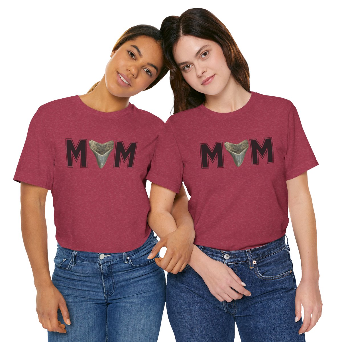 Mom Shark Tooth Hunter Shirt | Gift for Mom | Mothers Day Gift |Unisex Jersey Short Sleeve Tee - Image 196