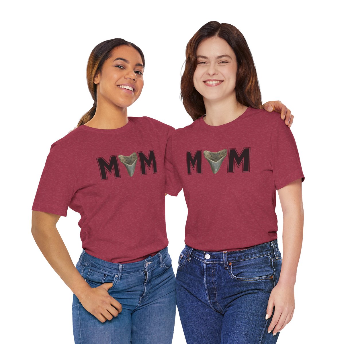 Mom Shark Tooth Hunter Shirt | Gift for Mom | Mothers Day Gift |Unisex Jersey Short Sleeve Tee - Image 197